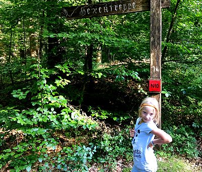 Die Hexentreppe im Waldgebiet Maiburg in Bippen ist ein sagenhafter Platz.